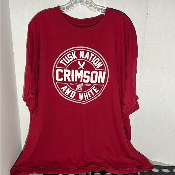 Crimson and White Graphic T-Shirt - Picture 2 of 10